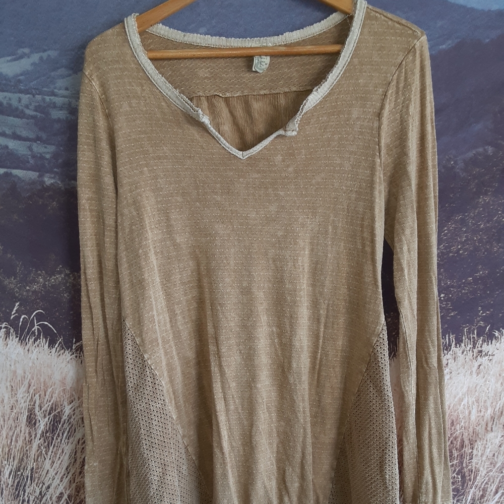 Gimmicks tan dress